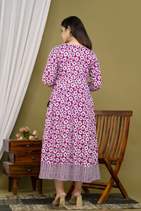 Robe longue de qualité supérieure séquence broderie travail côté Dori Handloom fabricant indien - Product Image 2