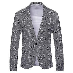 Chaqueta personalizada de moda de fabricante de alta calidad, trajes ajustados para hombre, traje de boda elegante de 3 piezas, abrigo de algodón 100%, Blazers para hombre - Product Image 3
