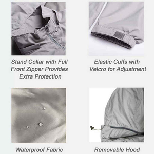 Chaqueta Cortavientos de Senderismo de la Mejor Calidad a Precio Económico para Hombre, Chaqueta Softshell Ligera y Cómoda de Tela para Hombre - Product Image 6