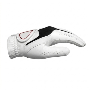 Gant de golf léger en cuir Cabretta blanc et noir, main droite, antidérapant, à enfiler, unisexe, pour sports de plein air - Product Image 6