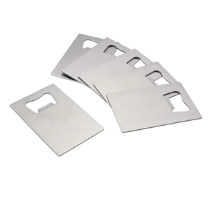 Organically Designed <strong>Funky</strong> Style Smooth Finish Wedding <strong>Gifts</strong> Blank Bottle Opener Business Cards Customized With Logo - Product Image 4