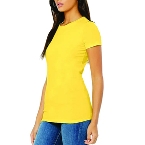 Camiseta de mujer de tendencia superior cómoda, transpirable, ajustada, ligera, superventas, camiseta de mujer con precio al por mayor - Product Image 5