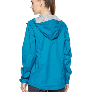 Veste coupe-vent pour femmes en gros Veste coupe-vent et imperméable 100% polyester Impression de logo sur mesure - Product Image 2