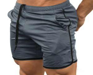 Shorts de sport pour hommes à cordon de serrage à séchage rapide de luxe de haute qualité avec poches mince décontracté solide course Gym respirant Shorts de bain - Product Image 6