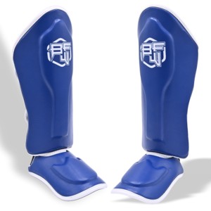 Protèges-tibias personnalisés pour le kickboxing, le Muay Thai, l'entraînement et le sparring, protège-tibias en cuir véritable, protège-pieds - Product Image 6