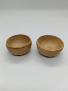 High Quality <b>Mini</b> Beach Wood Bowl Largest Manufacturing Company's DIY Facial Combo Tools Skin Care Mixing Color Mixing Bowls - Product Image 2