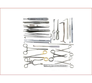 Juego de instrumentos de rodilla Instrumentos quirúrgicos ortopédicos El mejor kit de cirugía de rodilla Juego de 54 piezas con caja - Product Image 1