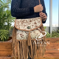 Sac à bandoulière en cuir de vachette tendance et de haute qualité pour femmes, sac à main de luxe en cuir véritable de créateur en gros