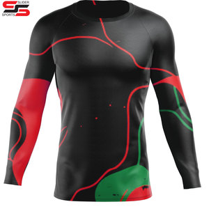 Hommes femmes sublimation skin fit Tight Yoga Long Sleeve Gym Sports Respirant Sweat Long Sleeve Bottom Shirt Outdoor Sports - Product Image 3