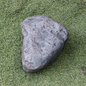 Natural Texture Grey FRP Rock Artistic Fiberglass <b>Stone</b> Island Irregular Shape Modern Design 300x200x145mm Outdoor Use KNT - Product Image 1