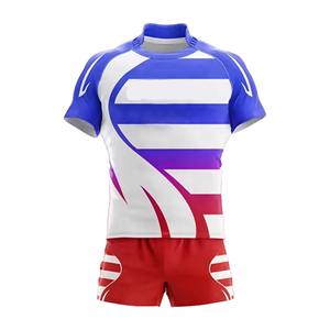 Uniforme de Rugby para Hombre 2025, Nuevo Diseño, Impreso, Transpirable, 100% Poliéster, Alta Calidad, Personalizado para Equipos - Product Image 3