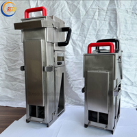 Filtre à huile de cuisson usagé en acier inoxydable Filtration Auto Friteuse Machine de filtrage d'huile