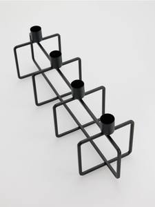 เชิงเทียนโลหะสำหรับตกแต่งสไตล์วิคตอเรียนของตกแต่งสไตล์โบราณที่สวยงามสำหรับตกแต่งบ้านในวันคริสต์มาสที่มีสไตล์ - Product Image 3