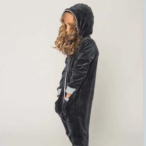 Nueva llegada 2024 mejor calidad moda niños Onesie cremallera Polar-cómodo y acogedor-perfecto para descansar y dormir tiempo - Product Image 6