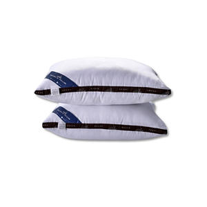 Fournitures d'hôtel Oreiller cervical en coton compressible OEM ODM Vietnam Usine Nouveau design Tissu à rayures Vente en gros directe en vrac - Product Image 2