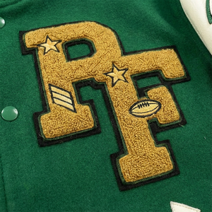 Vestes bomber de baseball en chenille brodée tendance et stylée, vêtements de rue personnalisés, veste de baseball pour hommes - Product Image 4