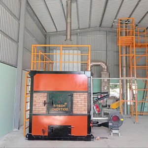 Incinerador de residuos hospitalarios de operación propia, sistema de tratamiento de objetos punzocortantes y residuos patológicos, eliminación de residuos médicos - Product Image 1