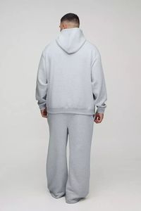 Sweat à capuche surdimensionné basique de haute qualité pour hommes, sweat à capuche respirant avec logo personnalisé pour l'hiver décontracté à capuche pour hommes - Product Image 3