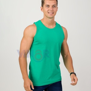 Nouveaux débardeurs d'été pour hommes décontracté sans manches Fitness gilet musculation vêtements 100% coton hommes débardeurs avec OEM - Product Image 2