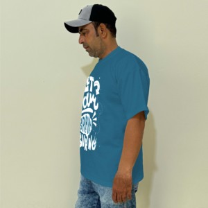 T-shirt imprimé de marque Graphic Designer 2026, T-shirt surdimensionné lourd, T-shirt ajusté à col rond, T-shirt de sport pour homme - Product Image 5