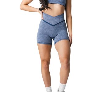 Short de sport taille haute pour femme avec dentelle brodée élégant été décontracté mode Shorts à la mode à la mode offre de motifs chauds - Product Image 5