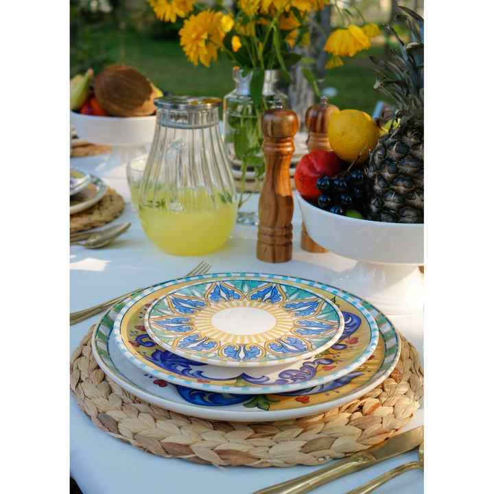 The Mia LMN001 Limoncello Cake Plate Set of 6 - 19 cm