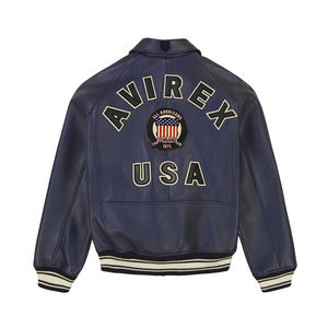 Blouson aviateur universitaire personnalisé Fabricant d'équipement d'origine Doublure souple au look rétro Vêtements pour l'école ou le club Disponible dans toutes les tailles - Product Image 2