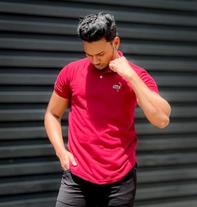 Men's Unisex <b>Blank</b> Solid Casual for Polo Shirts Customized Printing EUSize Short Sleeve Quick Dry 100% Suvin Cotton Pique Fabric - Product Image 3