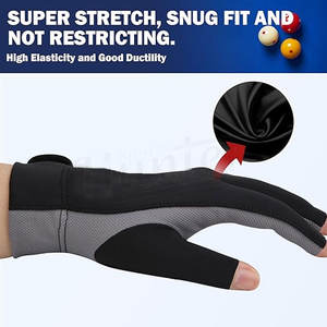 ถุงมือเล่นสนุ๊กเกอร์ยิงไม้คิว3นิ้วกันลื่นสำหรับทั้งผู้ชายและผู้หญิงใช้ได้ทั้งชายและหญิง - Product Image 4