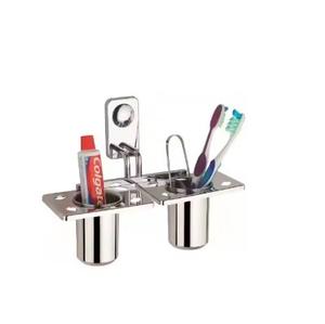 Gobelet et porte-brosse à dents à montage mural à forte demande Accessoires de salle de bain économiques pour le rangement de la brosse à dents - Product Image 3