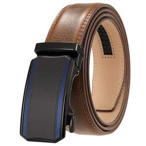 Cinturón de Cuero Genuino para Hombre con Hebilla de Aleación Personalizada con Logotipo, Venta al por Mayor de Fabricantes - Product Image 2