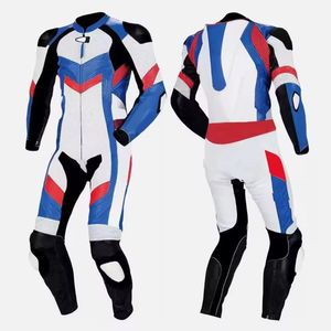 ชุดหนังสำหรับนักแข่งรถมอเตอร์ไซค์ชายเสื้อแจ็กเก็ตหนังกางเกงปรับแต่งได้ - Product Image 1