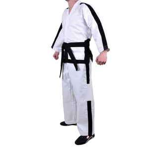 Uniformes de Karate Profesionales de Alta Calidad, Conjuntos Frontales Personalizados, Uniformes de Taekwondo Unisex Lisos, Ajustados y de Secado Rápido - Product Image 4