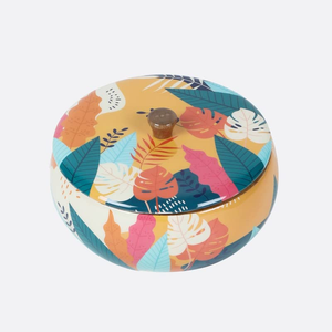 Casserole ronde en bois artistique avec impression en émail pour table à manger élégante Tradebyd - Product Image 4