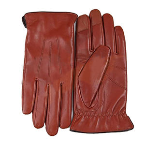 Nouvelle arrivée de gants de mode en cuir ultra doux au toucher Produit respirant à coutures hautes Gants de mode en cuir pour femmes - Product Image 3