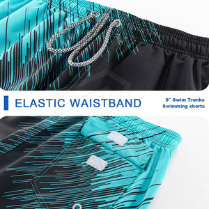 Pantalones cortos de baño reciclados para hombres cómodos y sostenibles para nadar y deportes acuáticos para hombres - Product Image 4