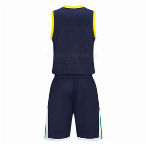 Ensemble d'uniformes de basketball personnalisés de haute qualité, légers, respirants, 100% polyester, vêtements de sport d'extérieur avec logo personnalisé - Product Image 3