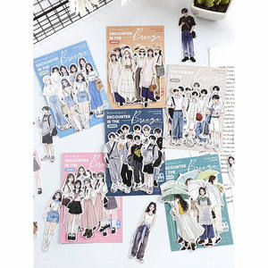 Cut-out KPOP Characters Paper Sticker 3cm x 8cm Die Cuts PK20 for Diary Planner Decorative, <b>Journal</b> Scrapbooking, DIY Crafts - Product Image 1