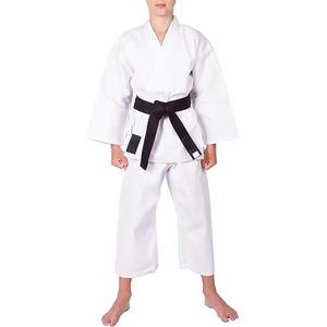 Uniforme de artes marciales para niños Kimono Karate & Jiu Jitsu blanco profesional con logotipo frontal para desgaste de Taekwondo - Product Image 4
