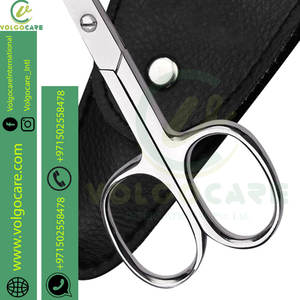 Prix raisonnable 1 pièces ciseaux incurvés à cuticules ciseaux de manucure ciseaux de toilettage pour les poils du visage en acier inoxydable - Product Image 4