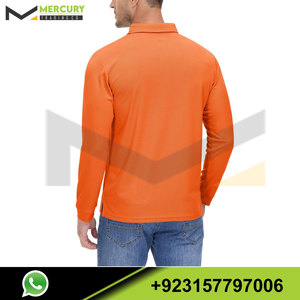 Camisas Polo de Manga Larga para Hombre, Secado Rápido, Ligeras, Casuales, Deportivas, para Golf, con Botones - Product Image 4