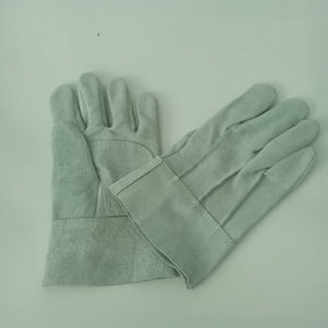 Gants de camping d'extérieur haut de gamme en cuir de vachette pleine fleur, résistants à la chaleur, pour conducteur et soudeur, anti-usure et anti-brûlure, vente en gros OEM - Product Image 5