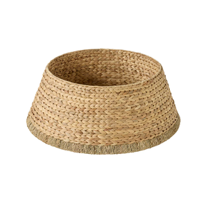 Collier d'arbre de Noël en jacinthe d'eau rustique fabriqué à la main anneau rond pour arbres artificiels décor à la maison du Vietnam - Product Image 1