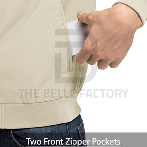 Chaqueta de oficina informal para hombre con cuello levantado, nueva colección, traje de vuelo de béisbol suelto sencillo, lona para primavera y otoño - Product Image 5