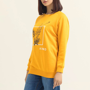 2023 venta al por mayor de algodón de alta calidad de gran tamaño liso mujeres nuevo estilo sudadera con su propio logotipo - Product Image 3