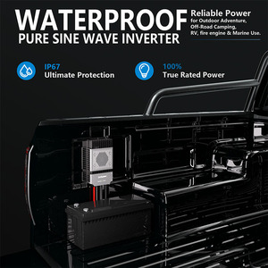 ממיר מתח גל סינוס טהור חד פאזי 3000W, בעל תקן CE ועמידות למים בתקן IP67, עם מפסק העברה אוטומטי DC/AC למזגן חיצוני - Product Image 4