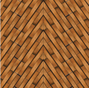 Carreaux de porcelaine aspect bois naturel 200x1200mm marron cottage pour revêtement mural vertical dans les villas centres commerciaux salles de bains supermarchés - Product Image 1