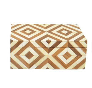 Caja de Regalo Moderna con Diseño Animal Pulido, Incrustaciones de Hueso, Hecha a Mano en India, Ecológica, de Resina, para Almacenamiento y Empaque de Joyería - Product Image 4