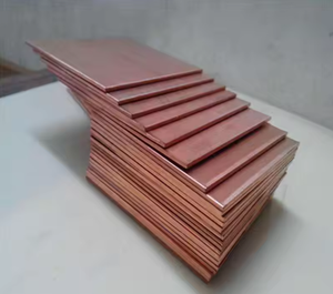 Cuivre pur 3mm 5mm d'épaisseur 99.99% cathodes de cuivre T2 4x8 fourniture de feuilles de plaque de cuivre - Product Image 1