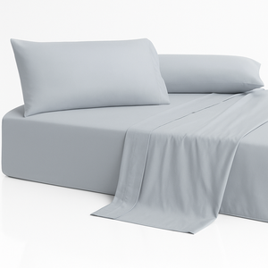 ผ้าปูที่นอนวิอาซอฟท์ ซักแล้ว ขนาดควีนไซส์ สีฟ้า - Product Image 1